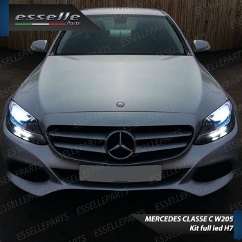 Conversione Fari Full LED 6000k canbus MERCEDES CLASSE C W205 No Error