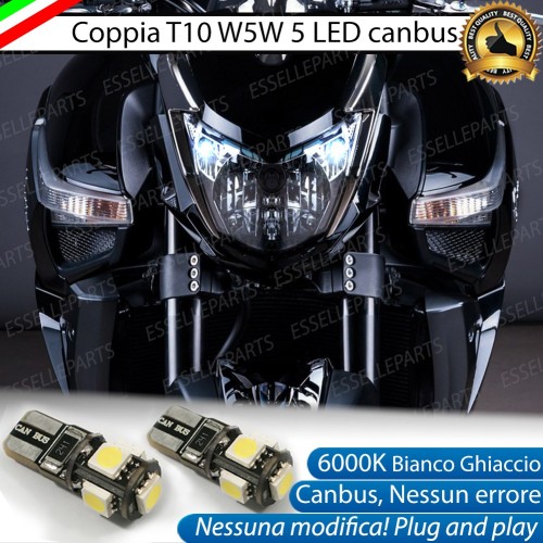 Luci posizione T10 5 LED Canbus per SUZUKI B-King GSX 1300 2007-2012
