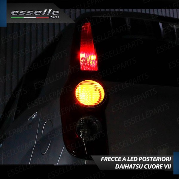 Coppia Lampade T20 WY21W 35 LED CANBUS PER FRECCE DIREZIONALI POSTERIORI PER DAIHATSU CUORE VII