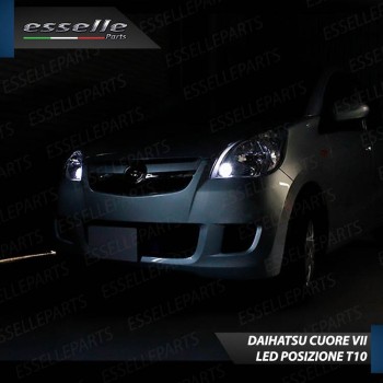 Luci posizione T10 W5W 5 LED Canbus Daihatsu Cuore VII