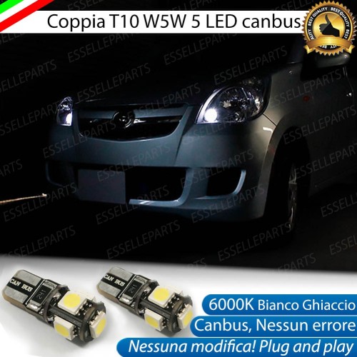 Luci posizione T10 W5W 5 LED Canbus Daihatsu Cuore VII