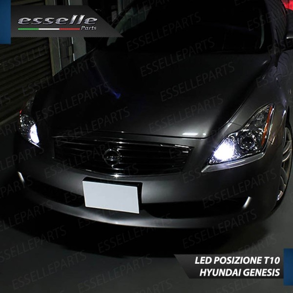 Lampade T10 W5W Canbus 10 LED no error luci posizione Hyundai Genesis