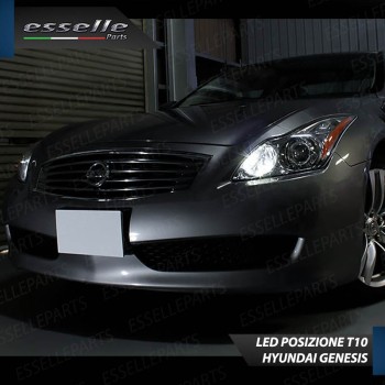 Lampade T10 W5W Canbus 6 LED no error luci posizione Hyundai Genesis