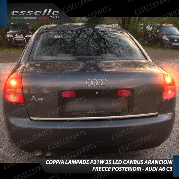 Coppia Frecce Posteriori PY21W 35 LED Canbus AUDI A6 C5