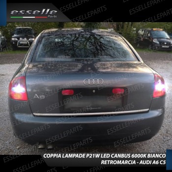 Lampade Retromarcia P12W Canbus 3.0 LED 6000K Audi A6 C5 Dal 2002