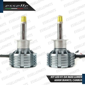 Kit Full LED H1 9600 Lumen 6000K bianco Anabbaglianti AUDI A6 C5 FINO AL 2001