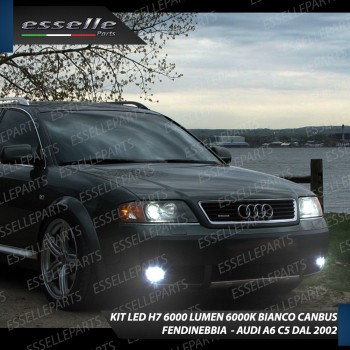 Kit Full LED H7 6000 Lumen 6000K Fendinebbia AUDI A6 C5 DAL 2002
