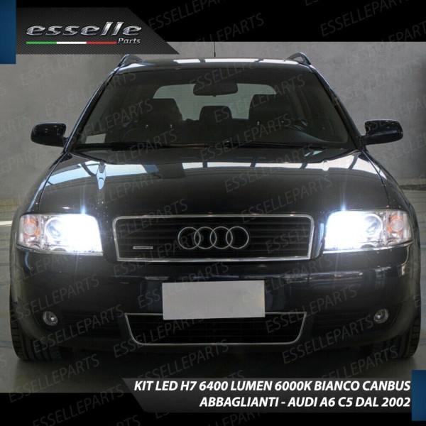 Conversione Fari Full LED 6000K bianco Audi A6 C5 Dal 2002