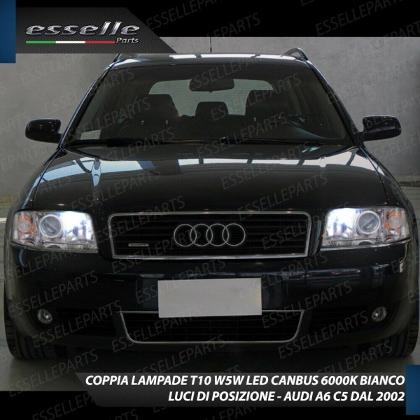 Conversione Fari Full LED 6000K bianco Audi A6 C5 Dal 2002