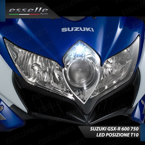 Luce posizione T10 5 LED Canbus per SUZUKI GSX R 750 2008-2010
