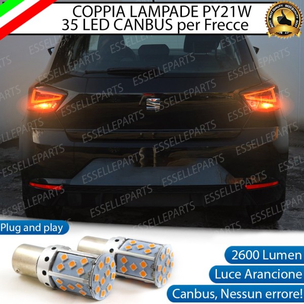 Coppia Frecce Posteriori PY21W 35 LED Canbus SEAT Ibiza V