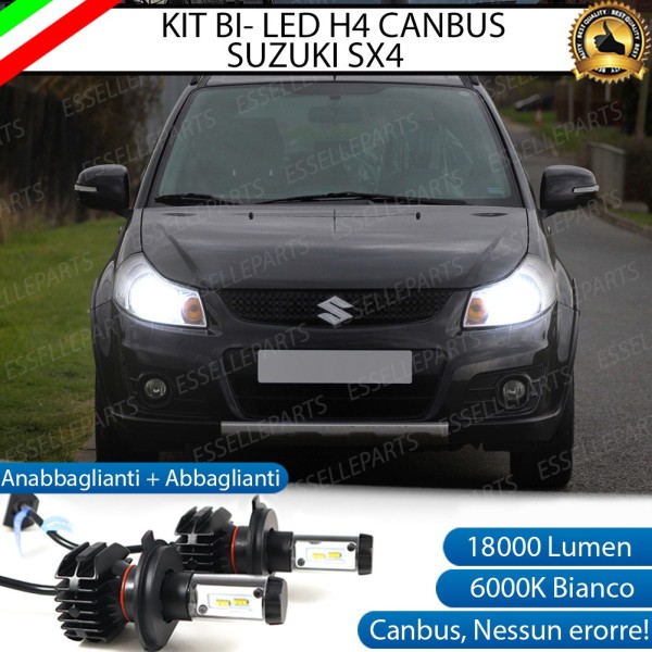 Kit Full LED H4 18000 LUMEN Anabbaglianti + Abbaglianti per SUZUKI SX4