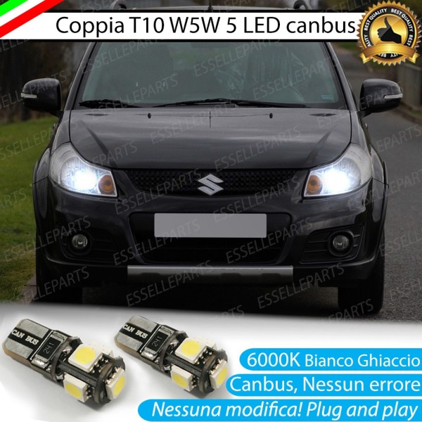 Luci posizione T10 W5W 5 LED Canbus Suzuki SX4