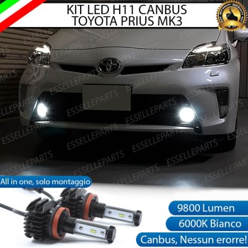 Kit Full Led 6000k H11 canbus TOYOTA PRIUS III Fendinebbia No Error