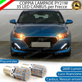 Coppia Frecce Anteriori PY21W 35 LED Canbus Hyundai I30 MK3