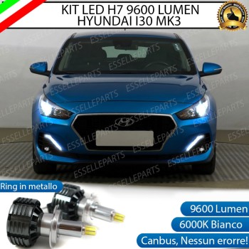 Kit Full LED H7 9600 LUMEN Anabbaglianti HYUNDAI I30 III