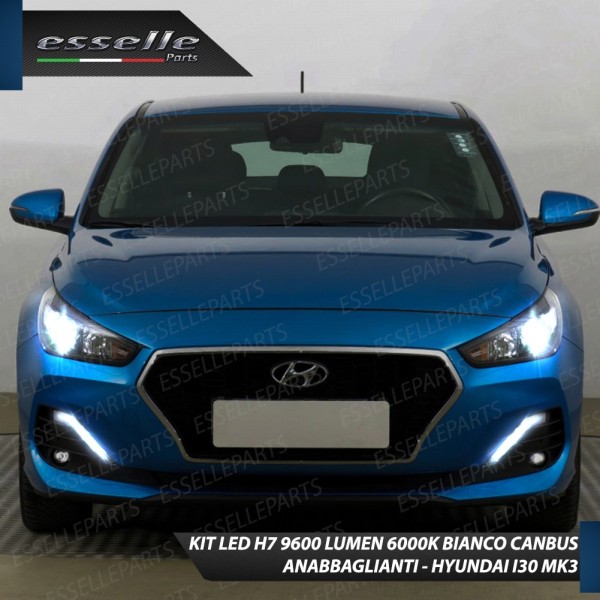 Kit Full LED H7 9600 LUMEN Anabbaglianti HYUNDAI I30 III