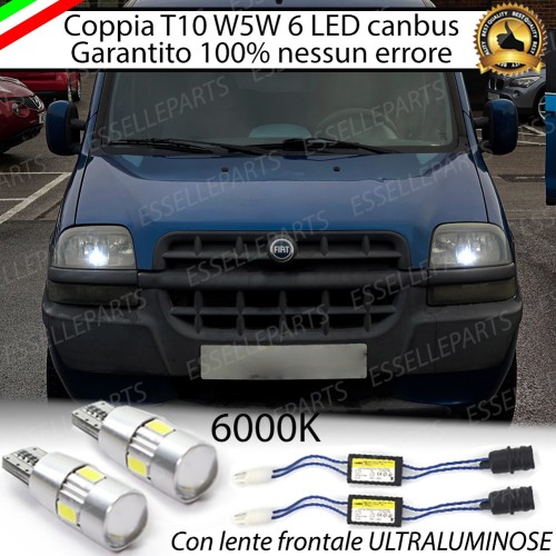 Luci posizione 6 LED Canbus FIAT DOBLO' I