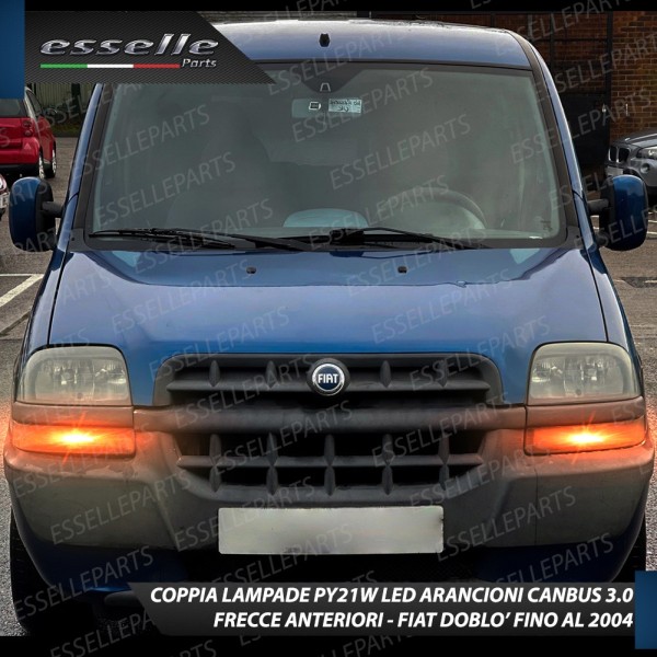 Coppia Frecce Anteriori PY21W 24 LED Canbus 3.0 per FIAT DOBLO' I