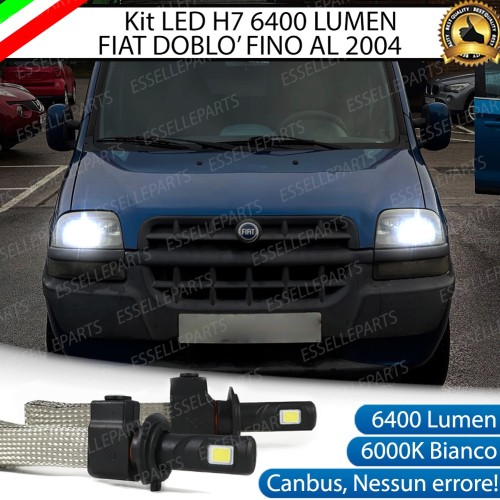 Kit Full LED H7 6400 LUMEN Anabbaglianti FIAT DOBLO' I