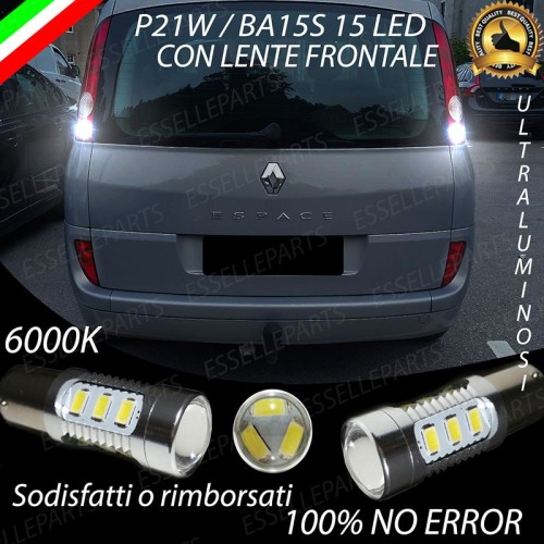 Luci Retromarcia 15 LED Renault Espace 4 CON LENTE FRONTALE