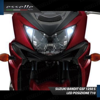 Luci posizione T10 5 LED Canbus per SUZUKI GSF 1200 Bandit 2001-2006 S