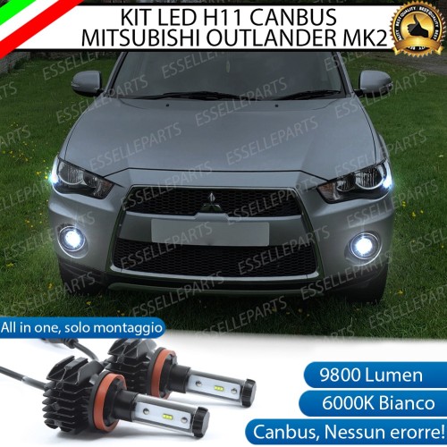 Kit Full LED H11 coppia lampade FENDINEBBIA MITSUBISHI OUTLANDER II RESTYLING