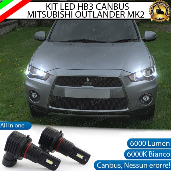 Kit Full LED HB3 6000 LUMEN Abbaglianti MITSUBISHI OUTLANDER II RESTYLING
