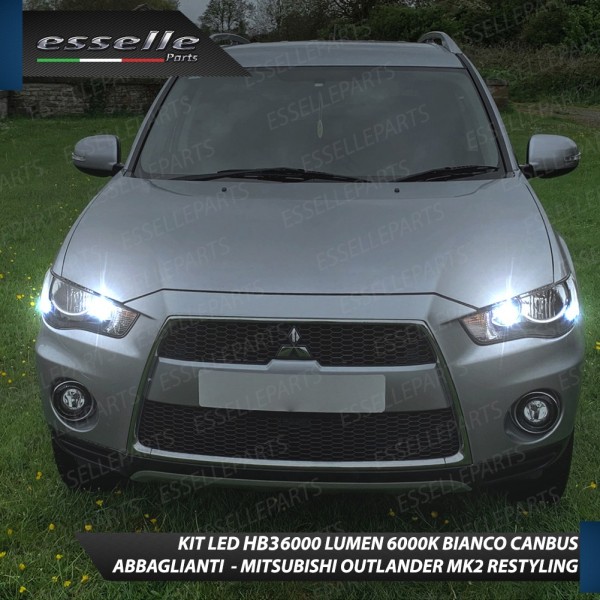 Kit Full LED HB3 6000 LUMEN Abbaglianti MITSUBISHI OUTLANDER II RESTYLING