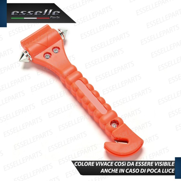 Taglierino d'Emergenza Cinture di Sicurezza e Martello Rompivetro