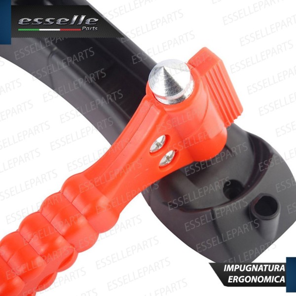 Taglierino d'Emergenza Cinture di Sicurezza e Martello Rompivetro