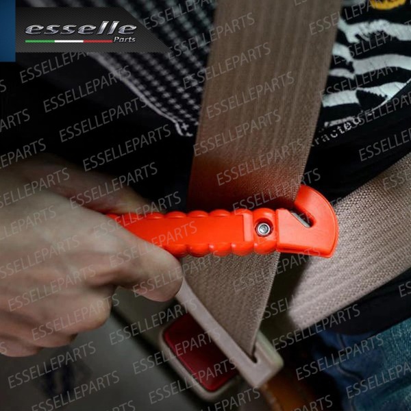 Taglierino d'Emergenza Cinture di Sicurezza e Martello Rompivetro