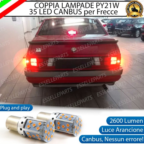 Coppia Frecce Posteriori PY21W 35 LED Canbus ALFA ROMEO 75
