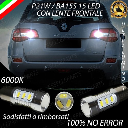 Luci Retromarcia 15 LED Renault Koleos CON LENTE FRONTALE