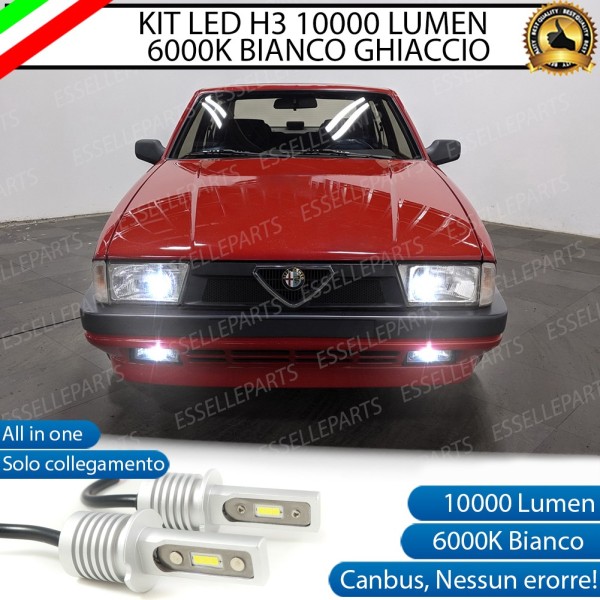 Kit Full LED H3 10000 Lumen Fendinebbia ALFA ROMEO 75