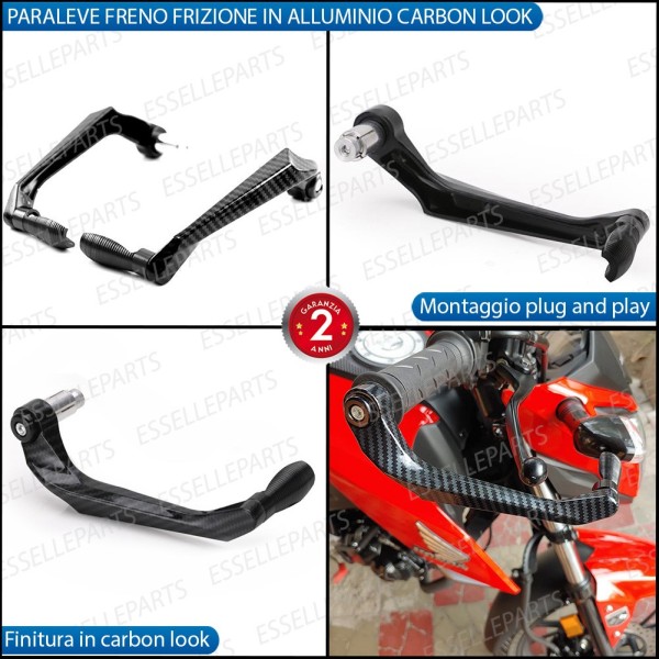 Paraleve di Protezione per Freno e Frizione Carbon Look moto,motorini,scooter APRILIA