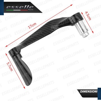 Paraleve di Protezione per Freno e Frizione Carbon Look moto,motorini,scooter PEUGEOT