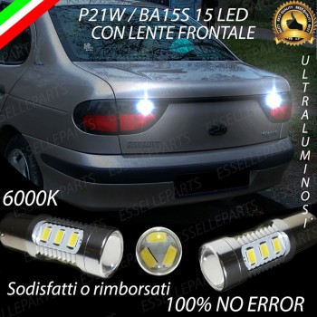 Luci Retromarcia 15 LED Renault Megane 1 CON LENTE FRONTALE