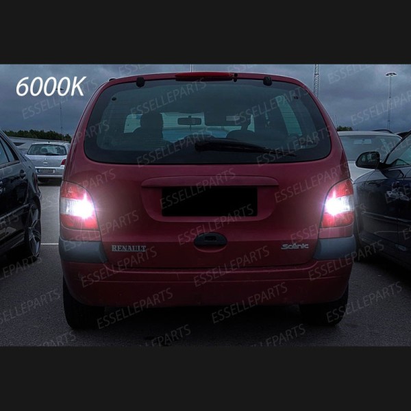 Luci Retromarcia 15 LED Renault Scenic 1 CON LENTE FRONTALE