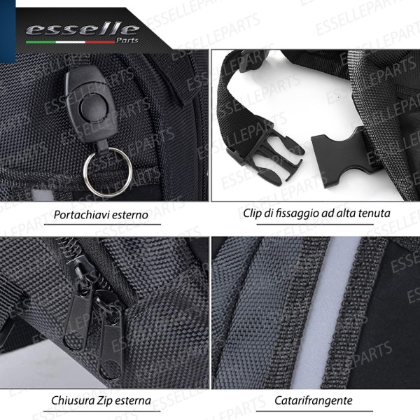 Borsa Moto da Gamba in Tela Impermeabile per APRILIA
