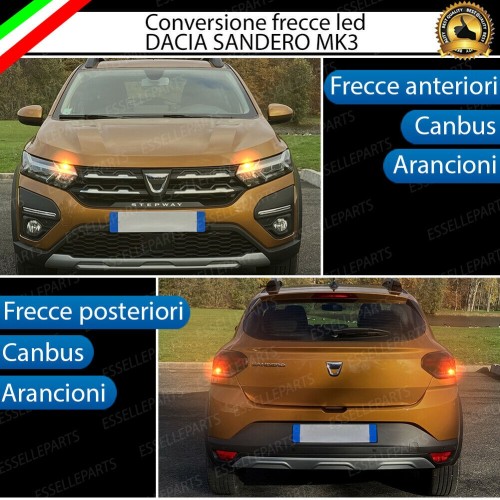 Conversione Frecce Anteriori e Posteriori Canbus per DACIA SANDERO III