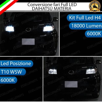 Conversione Fari Full LED DAIHATSU MATERIA