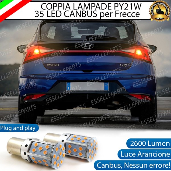 Coppia Frecce Posteriori PY21W 35 LED Canbus HYUNDAI I20 III