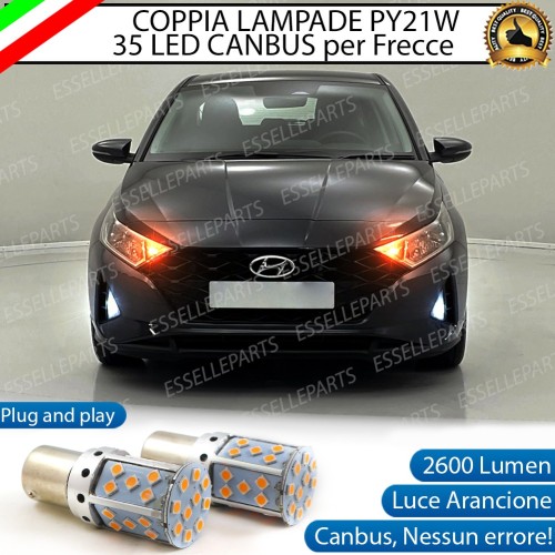 Coppia Frecce Anteriori PY21W 35 LED Canbus HYUNDAI I20 III