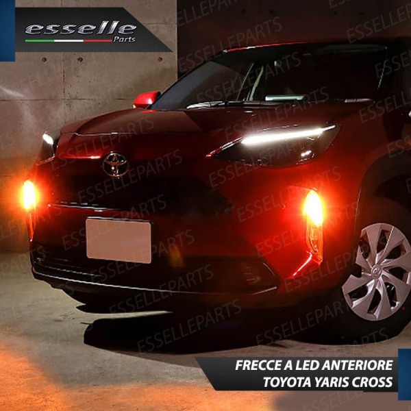 Frecce a LED per Toyota Yaris Cross Lampade T20 Arancione