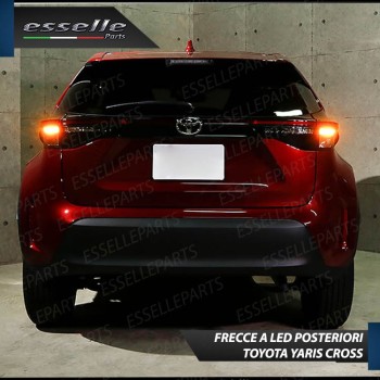 Frecce LED per Toyota Yaris Cross Lampade T20 Arancione