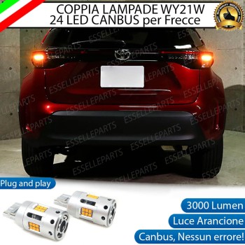 Frecce LED per Toyota Yaris Cross Lampade T20 Arancione