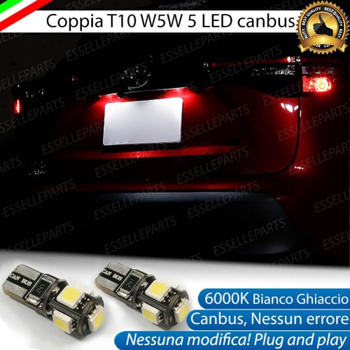 Luci targa 5 LED Canbus TOYOTA YARIS CROSS