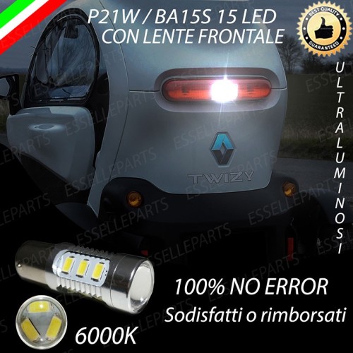 Luce Retromarcia 15 LED Renault Twizy CON LENTE FRONTALE