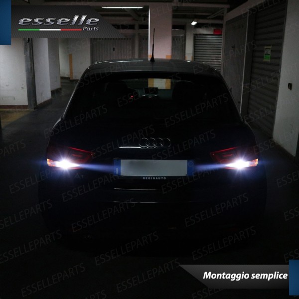 Coppia lampade Retromarcia LED T15 W16W da 13 Led Canbus 6000K Audi A1 Fino al 2014